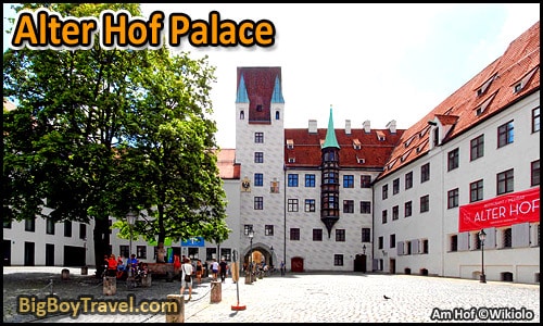 Free Munich Walking Tour Map Old Town - Alter Hof Royal Palace Courtyard