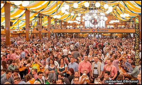 Top 10 Best Beer Tents At Oktoberfest In Munich Germany - Braurosl Brewers Rosi