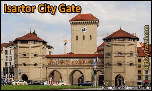 Free Munich Walking Tour Map Old Town - Isartor City Wall Gate