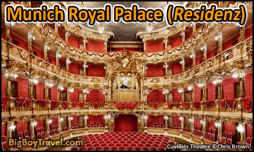 Free Munich Walking Tour Map Old Town - Royal Residenz Palace Museum Cuvillies Theater