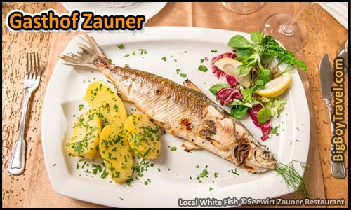 Free Hallstatt Walking Tour Old Town - Gasthof Zauner White Fish Restaurant