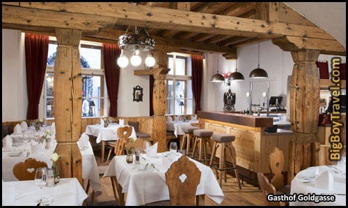 Free Salzburg Walking Tour Map - Goldgasse Gasthof Restaurant