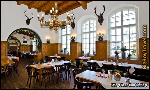 Free Salzburg Walking Tour Map - Stiegkeller Beer Hall Restaurant