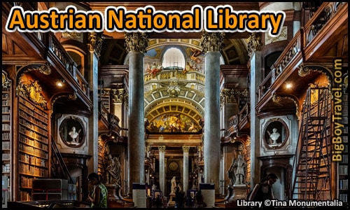 Free Vienna Walking Tour Map Old Town Austrian National Library Interior