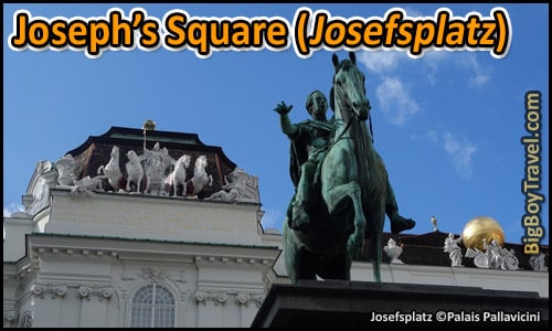 Free Vienna Walking Tour Map Old Town Austria - Josefsplatz Emperor Joseph Square Statue