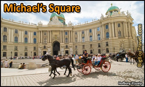 Free Vienna Walking Tour Map Old Town Austria - Michael's Square Michaelerplatz Hofburg Palace