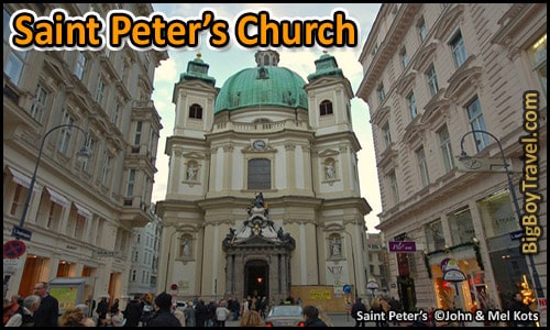 Free Vienna Walking Tour Map Old Town Austria - Saint Peter's Church