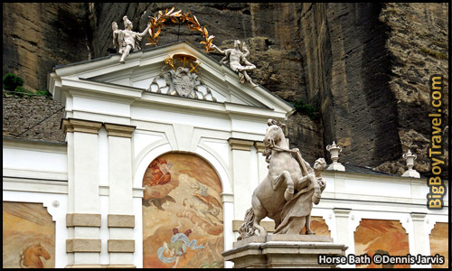 Salzburg Sound of Music Movie Film locations Tour Map - Horse Bath Fountain
