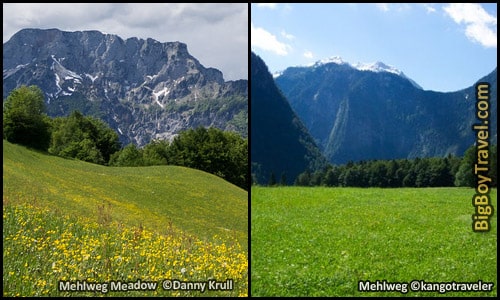 Salzburg Sound of Music Movie Film locations Tour Map - Mehlweg Meadow Marktschellenberg Germany