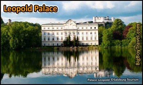 Salzburg Sound of Music Movie Film locations Tour Map - Palace Leopold Von Trapp Mansion