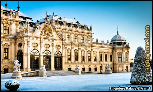 Free Old Town Vienna Walking Tour Map - Upper Belvedere Palace