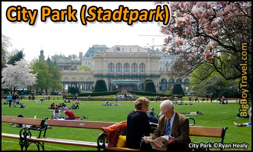 Vienna Ringstrasse Tram Tour Map - City Park Stadtpark