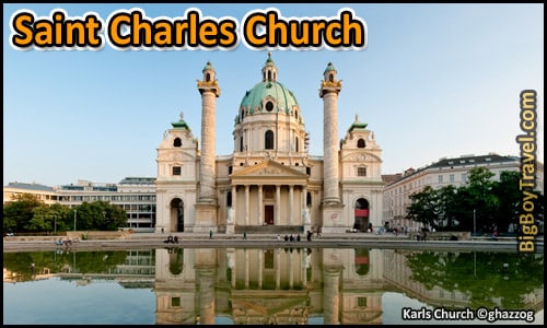 Vienna Ringstrasse Tram Tour Map - Saint Charles Church Karlskirche Karlsplatz