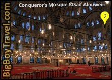 istanbul golden horn walking tour map, Conqueror's Mosque Fatih Camii