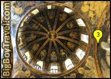 Chora Church tour istanbul, walking tour map, mosaics