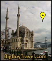 istanbul bosphorus river tour, cruise map, Ortakoy Mosque