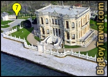 istanbul bosphorus river tour, cruise map, Kucuksu Pavilion