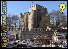 istanbul bosphorus river tour, cruise map, Anatolian Fortress