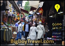 istanbul grand bazaar walking tour map, long market street