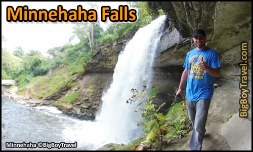 Free Minnehaha Falls Walking Tour Map Minneapolis Minnesota Waterfall