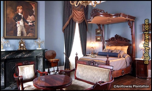 Southern Plantation Mansions Tours Near New Orleans Louisiana - Nottoway Hotel Inside