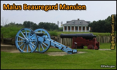 Southern Plantation Mansions Tours Near New Orleans Louisiana - Malus Beauregard Chalmette Battlefield
