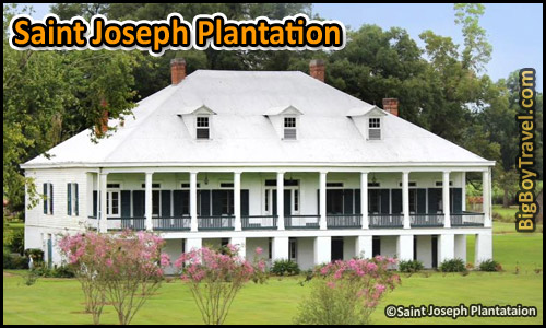 Southern Plantation Mansions Tours Near New Orleans Louisiana - Saint Joseph Felicity
