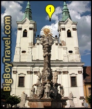 Danbue Bend River Tour Map, Hungary, Vac Cathedral