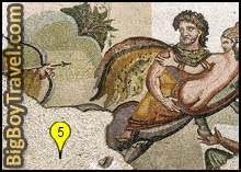 Danbue Bend River Tour Map, Aquincum Hungary, Roman Mosaics