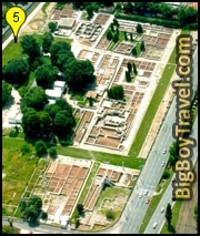 Danbue Bend River Tour Map, Aquincum Hungary, Roman Village Museum