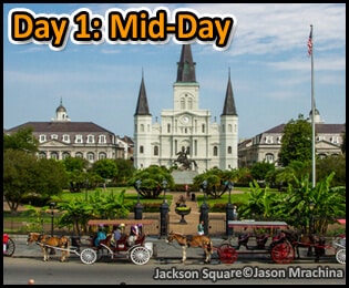 Suggested Itineraries For New Orleans - 1 Day, 24 Hours