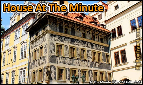 Free Prague Walking Tour Map Old Town Stare Mesto - House At The Minute Painted Murals