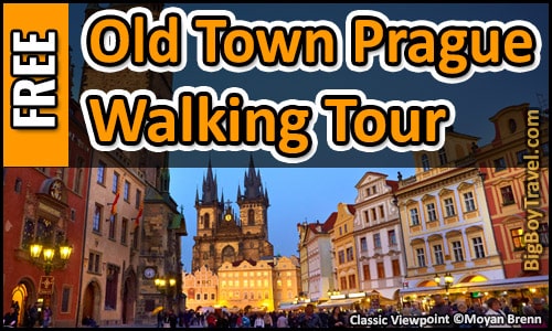 Free Prague Walking Tour Map Old Town Stare Mesto
