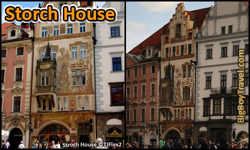 Free Prague Walking Tour Map Old Town Square Stare Mesto - Storch House