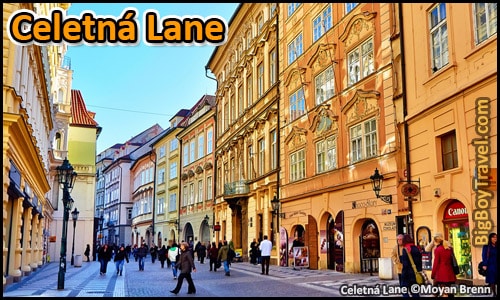 Free Prague Walking Tour Map Old Town Stare Mesto - Celetna Lane Kings Route Royal Way