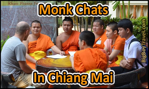 Monk Chats In Chiang Mai