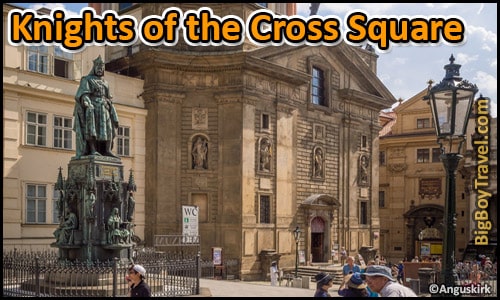 Saint Charles Bridge Free Walking Tour Map Prague - Karlov Most Knights of the Cross Square