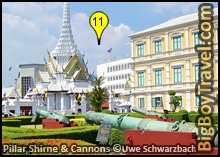 Bangkok Walking Tour Map Old Town, City Pillar Shrine Lak Muang