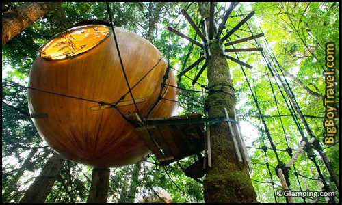 Best Treehouse Hotels In The World, Top 10, Free Spirit Spheres Canada