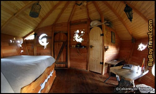 Best Treehouse Hotels In The World, Top 10, Les Cabanes de Fontaine France