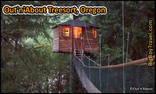 Best Treehouse Hotels In The World, Top 10, Out'n'About Treesort Oregon