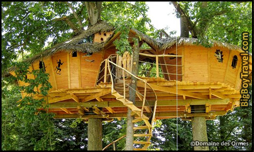 Best Treehouse Hotels In The World, Top 10, Domaine des Ormes France