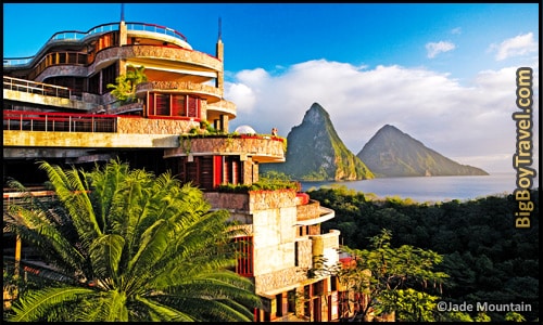 Coolest Hotels In The World, Top Ten, Jade Mountain Resort Saint Lucia
