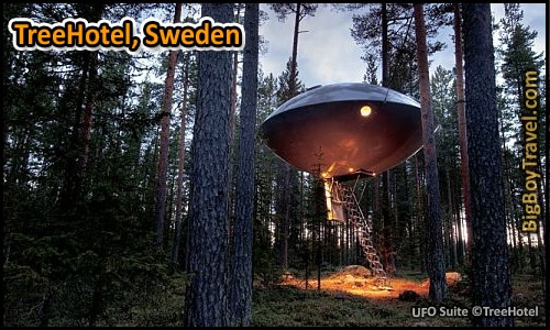 Coolest Hotels In The World, Top Ten, TreeHotel Sweden