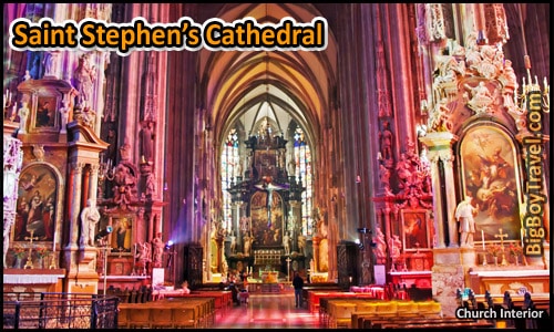 Top Ten Things To Do In Vienna - Saint Stephen's Cathedral Church Inside