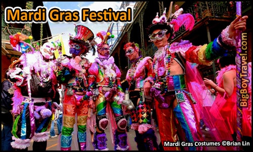 Top Ten Things To Do In New Orleans - Mardi Gras Festival Costumes