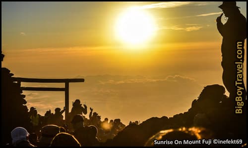 Top Day Trips From Tokyo Japan, Best Side - Mount Fuji Sunrise From Top Of Summit