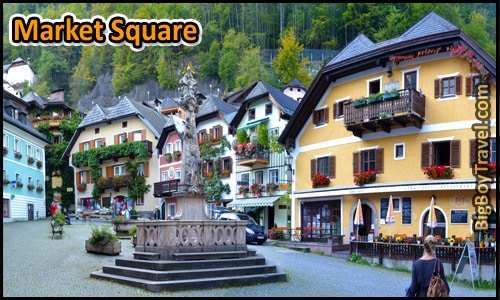 Top 10 Things To Do In Hallstatt Austria - Market Square Marktplatz