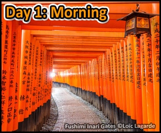 Suggested Itineraries For Kyoto Japan - 1 day 24 hours
