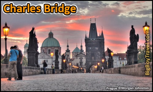 Free Little Quarter Walking Tour Map Prague Mala Strana - Charles Bridge At Night